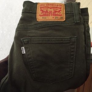 Levi’s 511 Slim Fit Green pants
